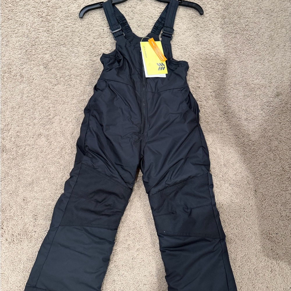 “New” All in Motion Black Snow Bib Overalls size S